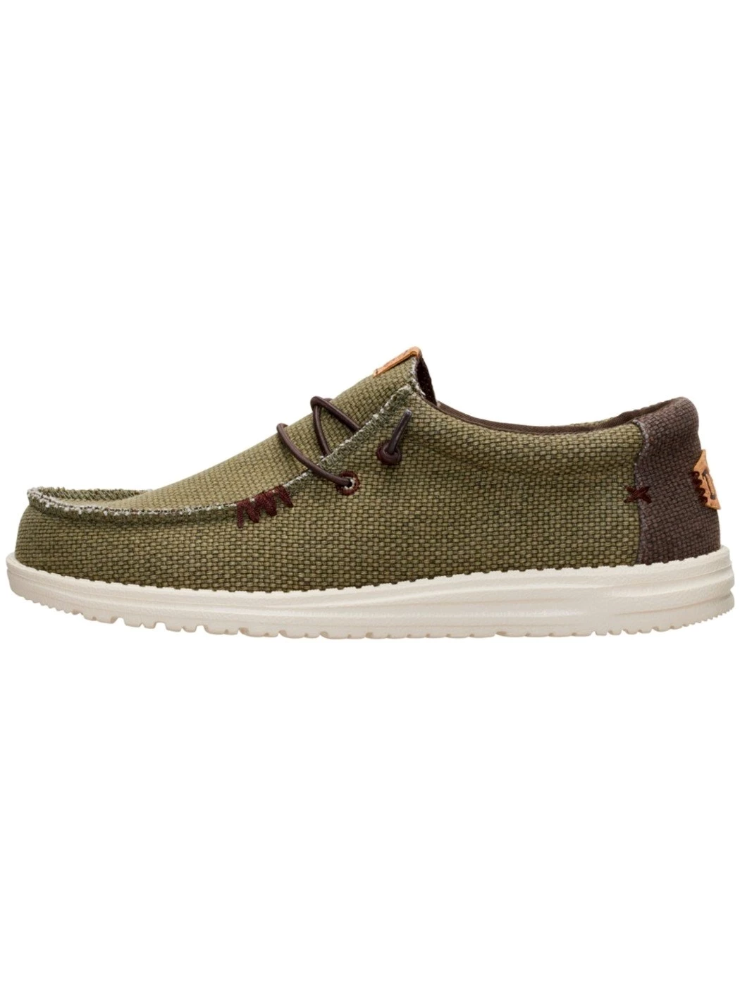 Hey Dude Sneakers Uomo Wally braided Olive Brown