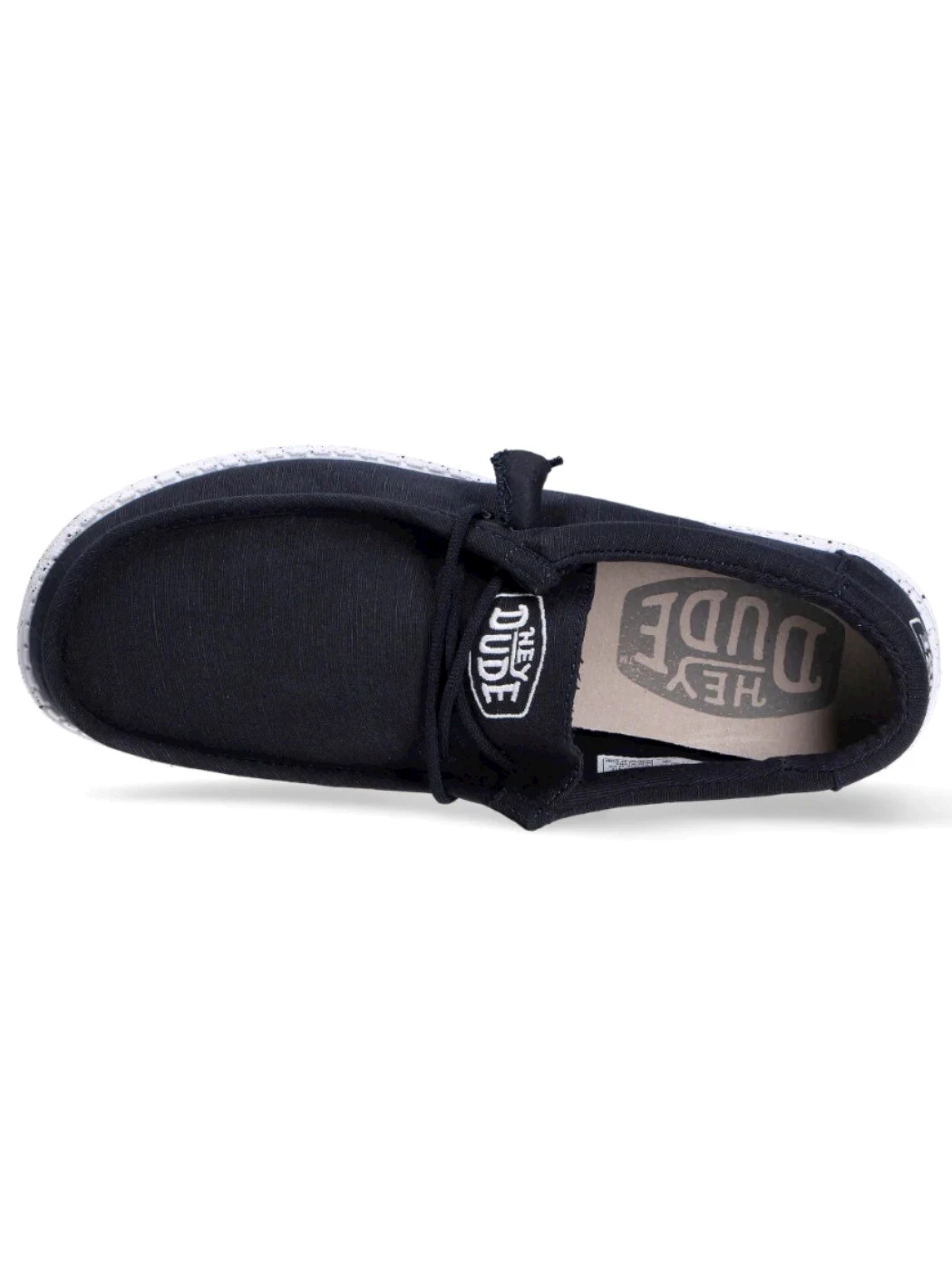 Hey Dude Wally youth slub canvas Navy sneakers Bambino