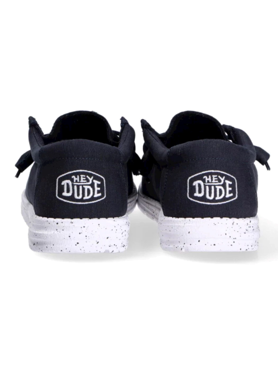 Hey Dude Wally youth slub canvas Navy sneakers Bambino