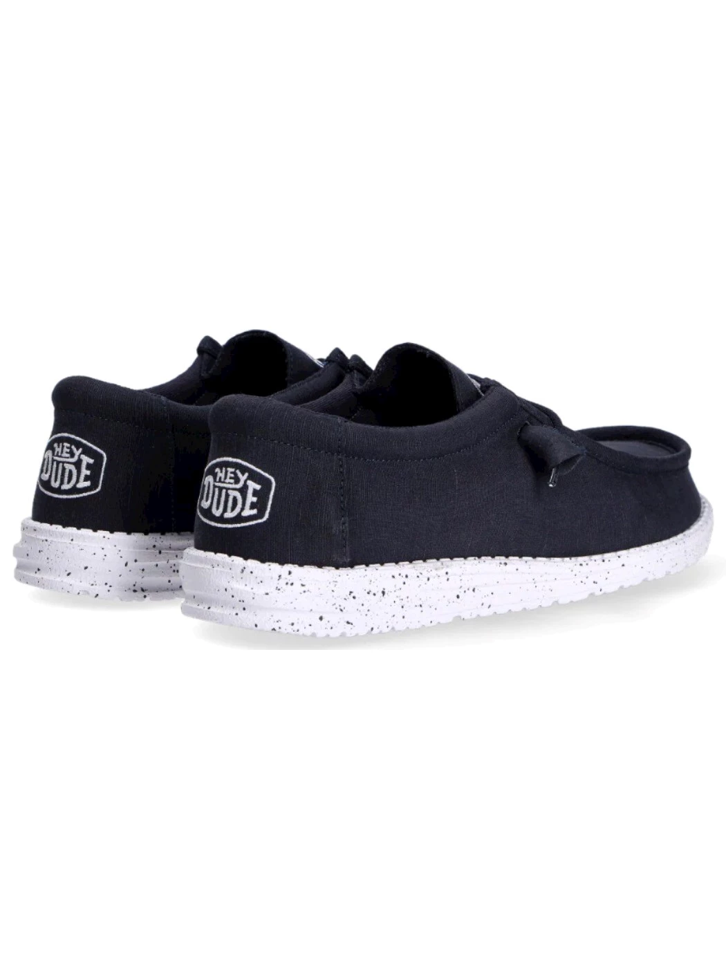 Hey Dude Wally youth slub canvas Navy sneakers Bambino