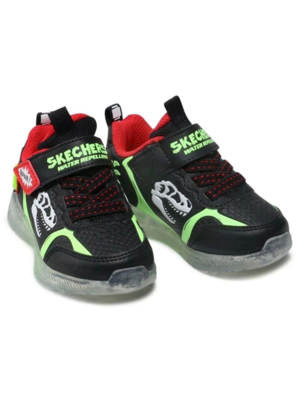 Skechers Dino Glow 2021 Sneakers Bambino Nero in Sintetico