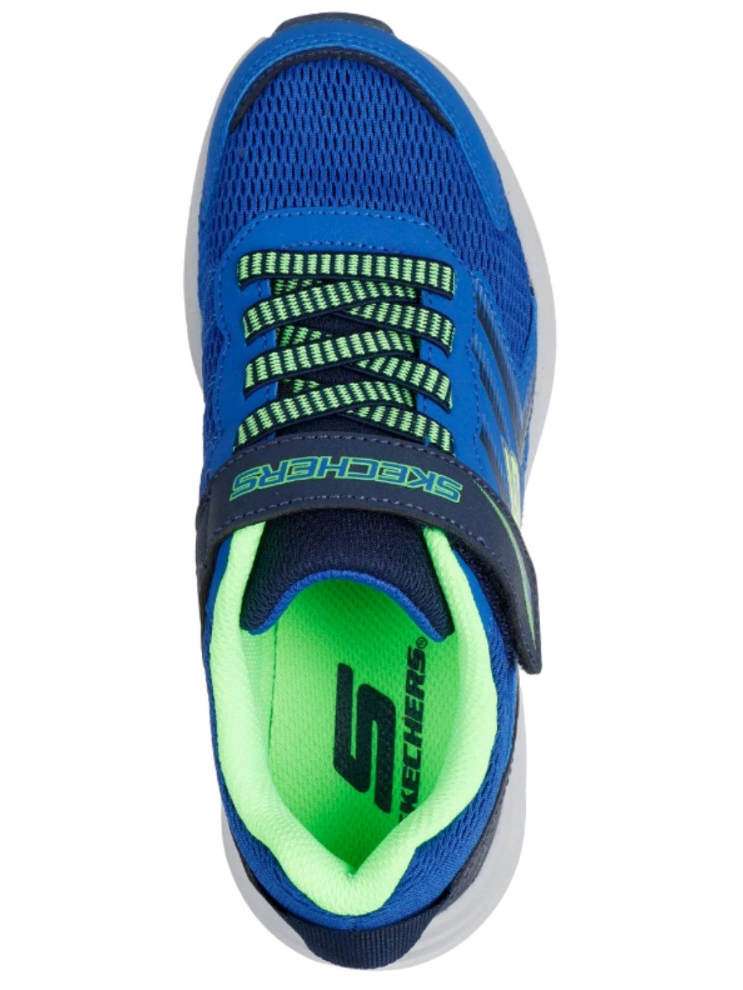 SKECHERS Microspec Tread Blue Navy sneakers da Bambino