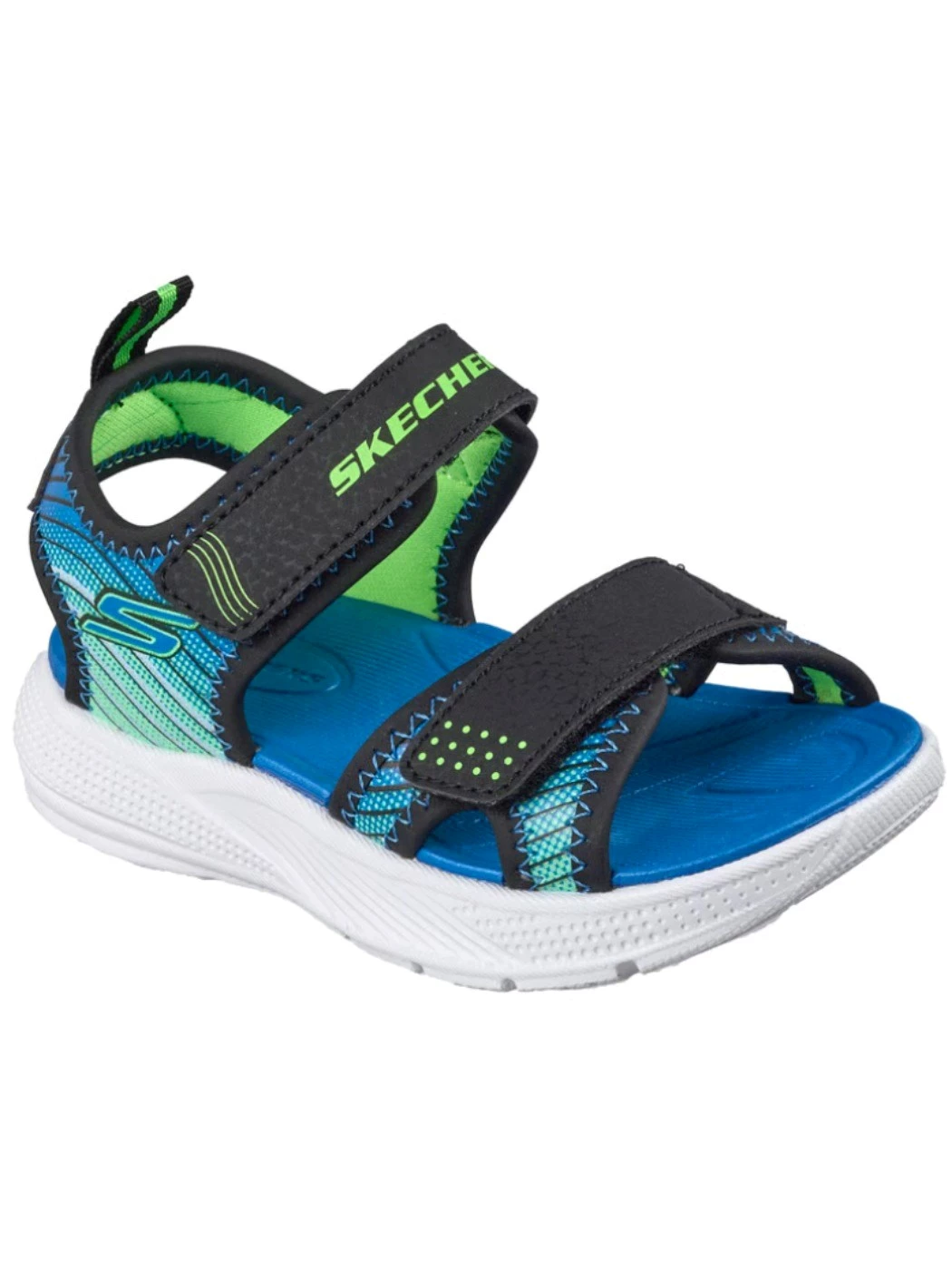 SKECHERS Sandalo Bambino Microspec-Splash 407034N BKLM