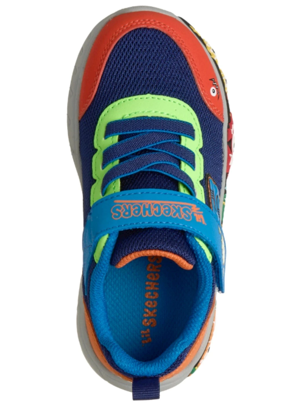 SKECHERS Play Scene Navy Multi Sneakers Bambino