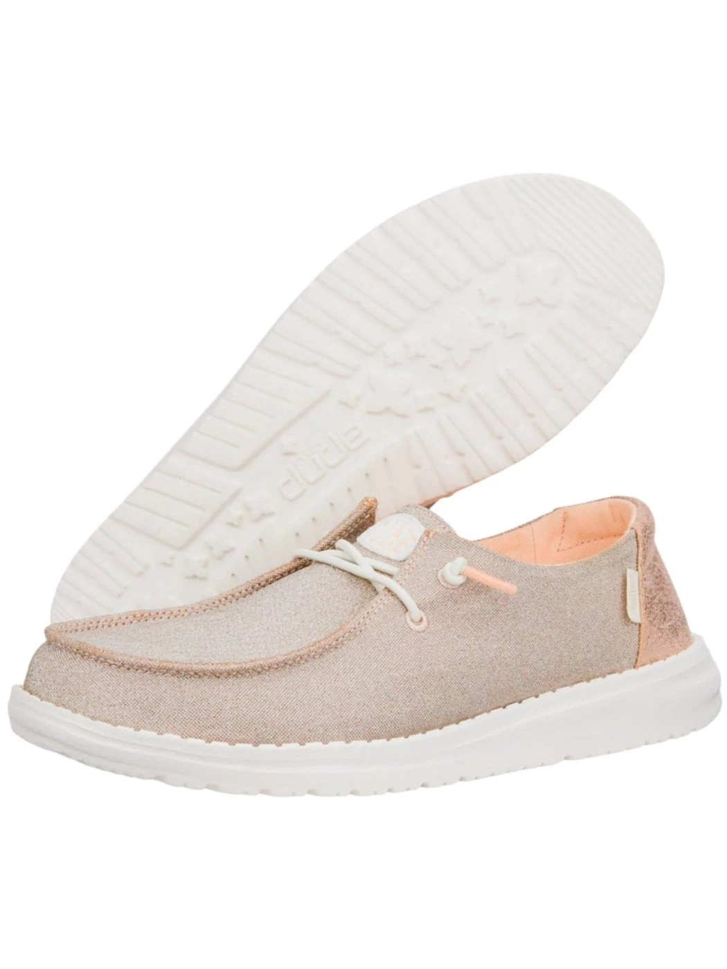 Hey Dude Wendy metallic sparkle w Sneakers Donna