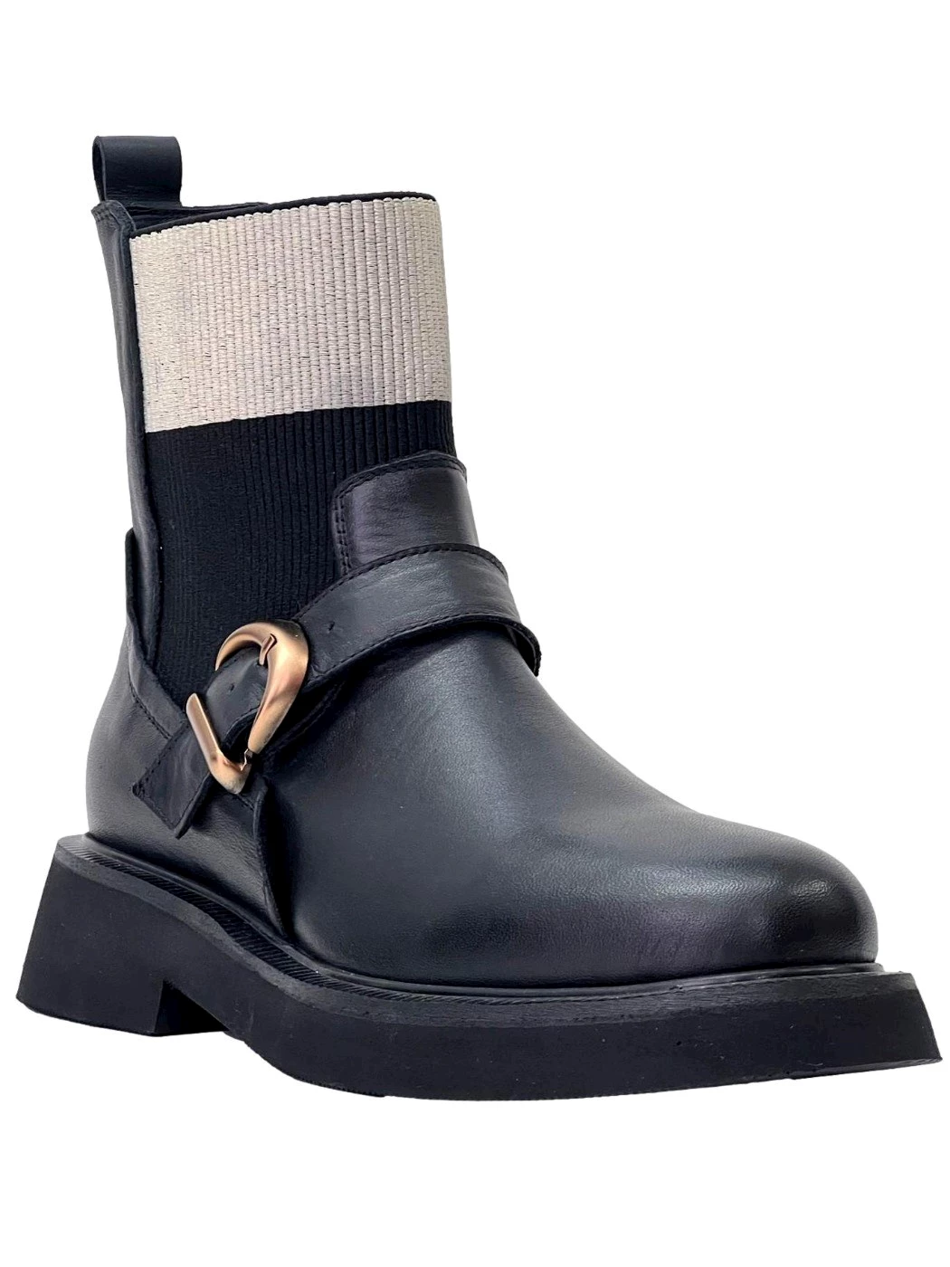 PIXY Beatles Nero in pelle Donna