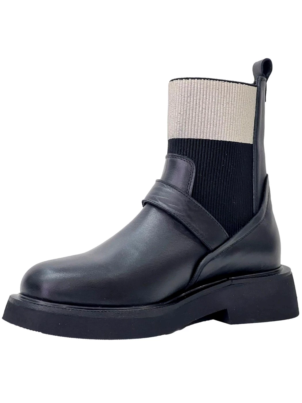 PIXY Beatles Nero in pelle Donna