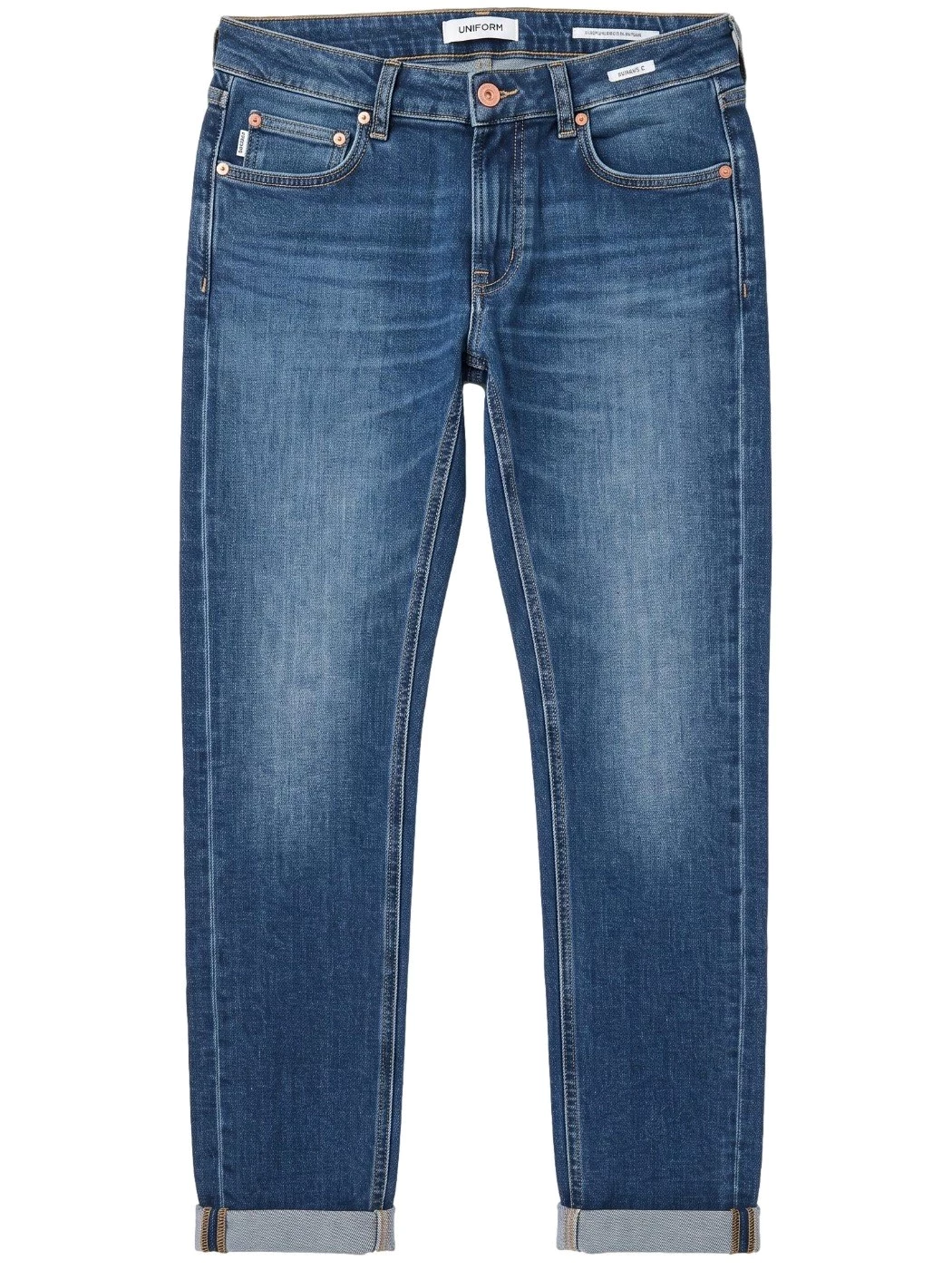UNIFORM Jeans Uomo Ibanez Slim Fit Colors Typos