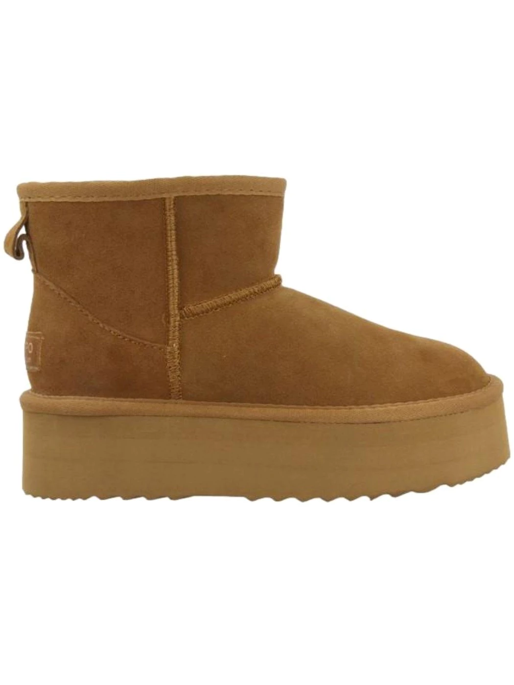 GIOSEPPO Stivali Marroni con platform da donna