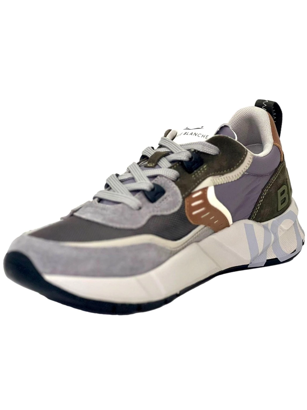 VOILE BLANCHE Sneakers in suede Club01 Lead anthracite Grey