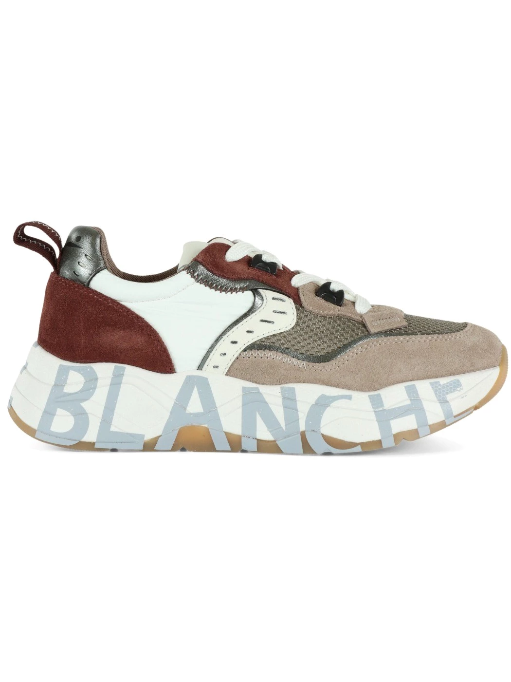 VOILE BLANCHE Sneakers in Pelle Club105 Dove Bronze Donna