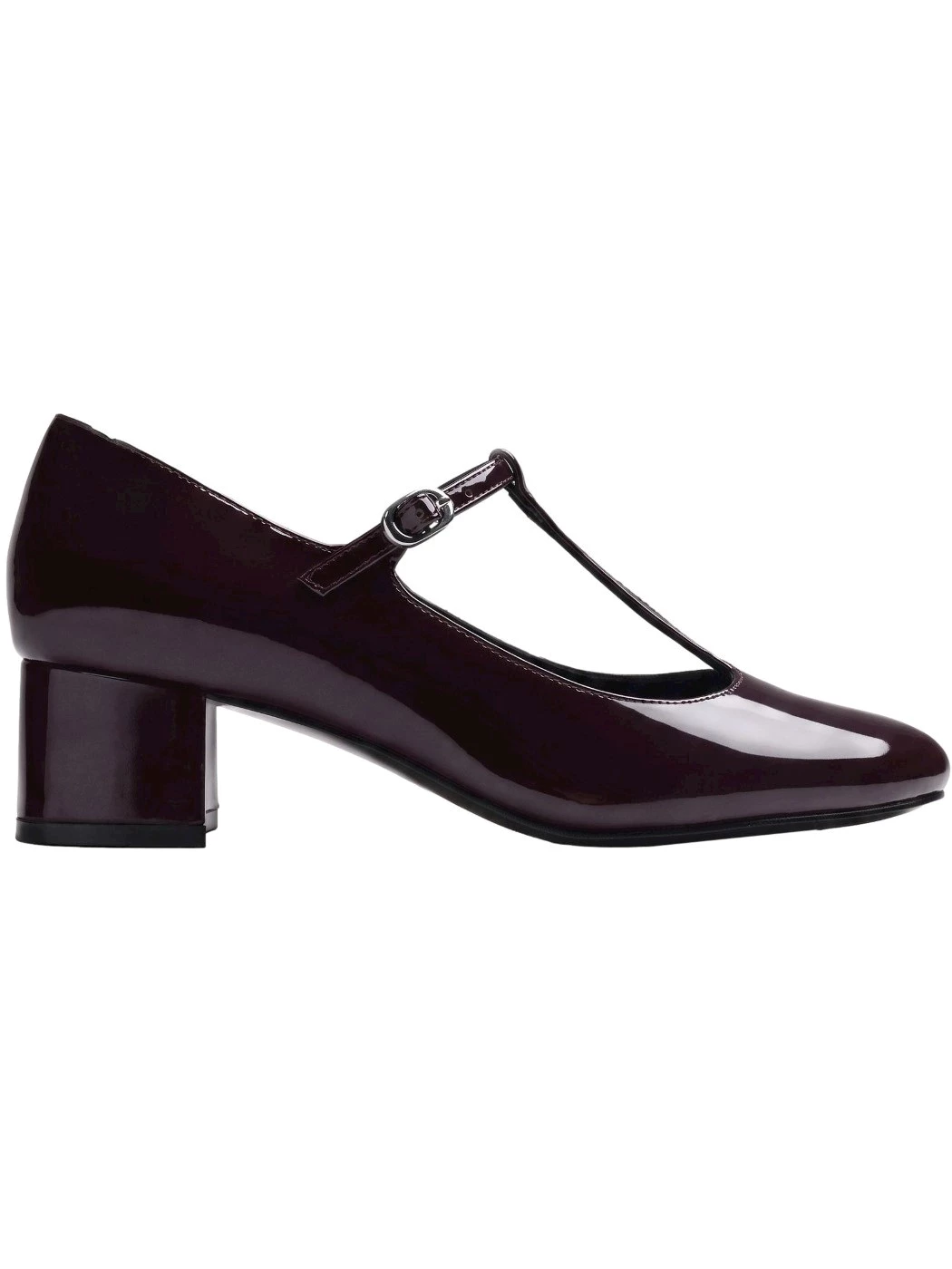 Gioseppo Scarpe Bordeaux Mary Jane effetto vernice Burgundy