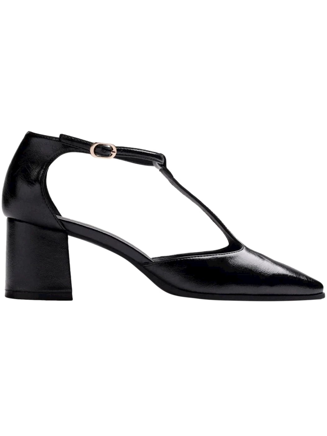 Gioseppo Scarpe con tacco nere effetto vernice