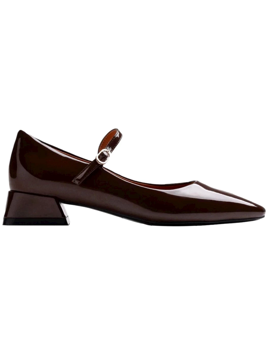 Gioseppo Scarpe mary jane marroni effetto vernice