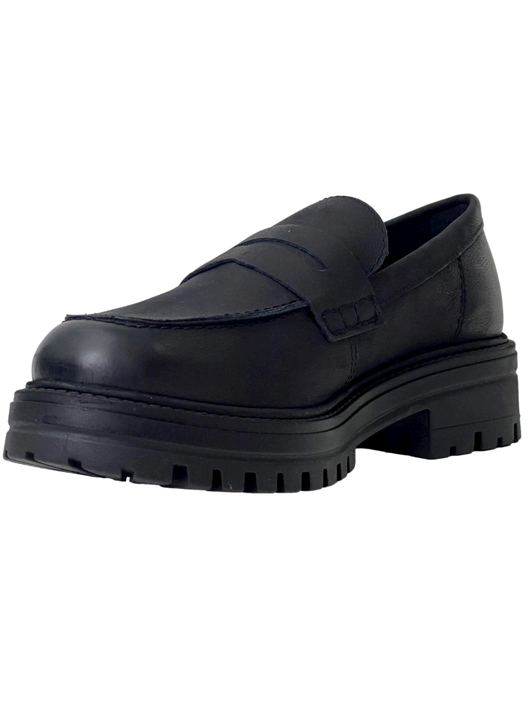 Francesco Brunelli Mocassino donna in pelle nero