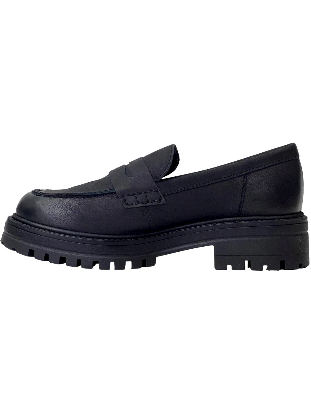 Francesco Brunelli Mocassino donna in pelle nero