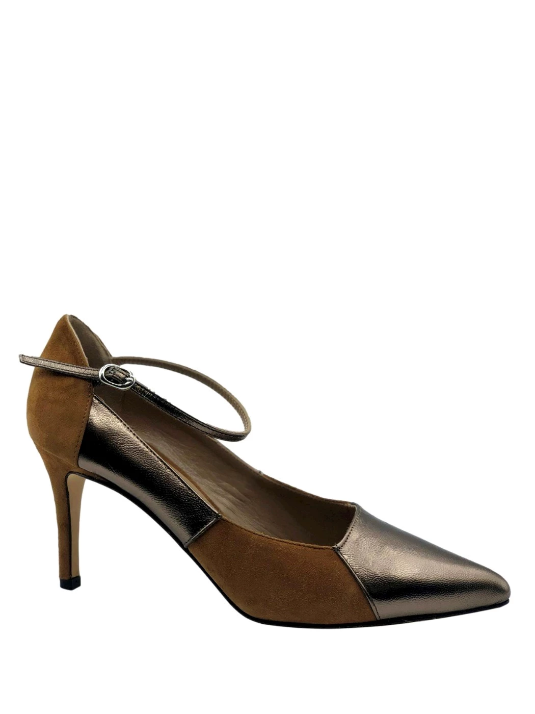 Cristina Millotti Made in Italy Camoscio Camel