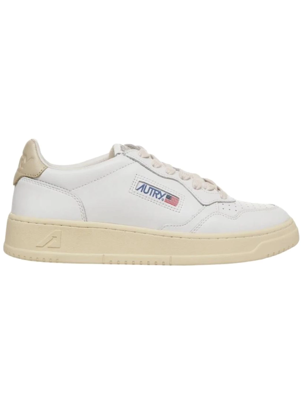 AUTRY Sneakers Medalist Low in pelle Bianca Woman