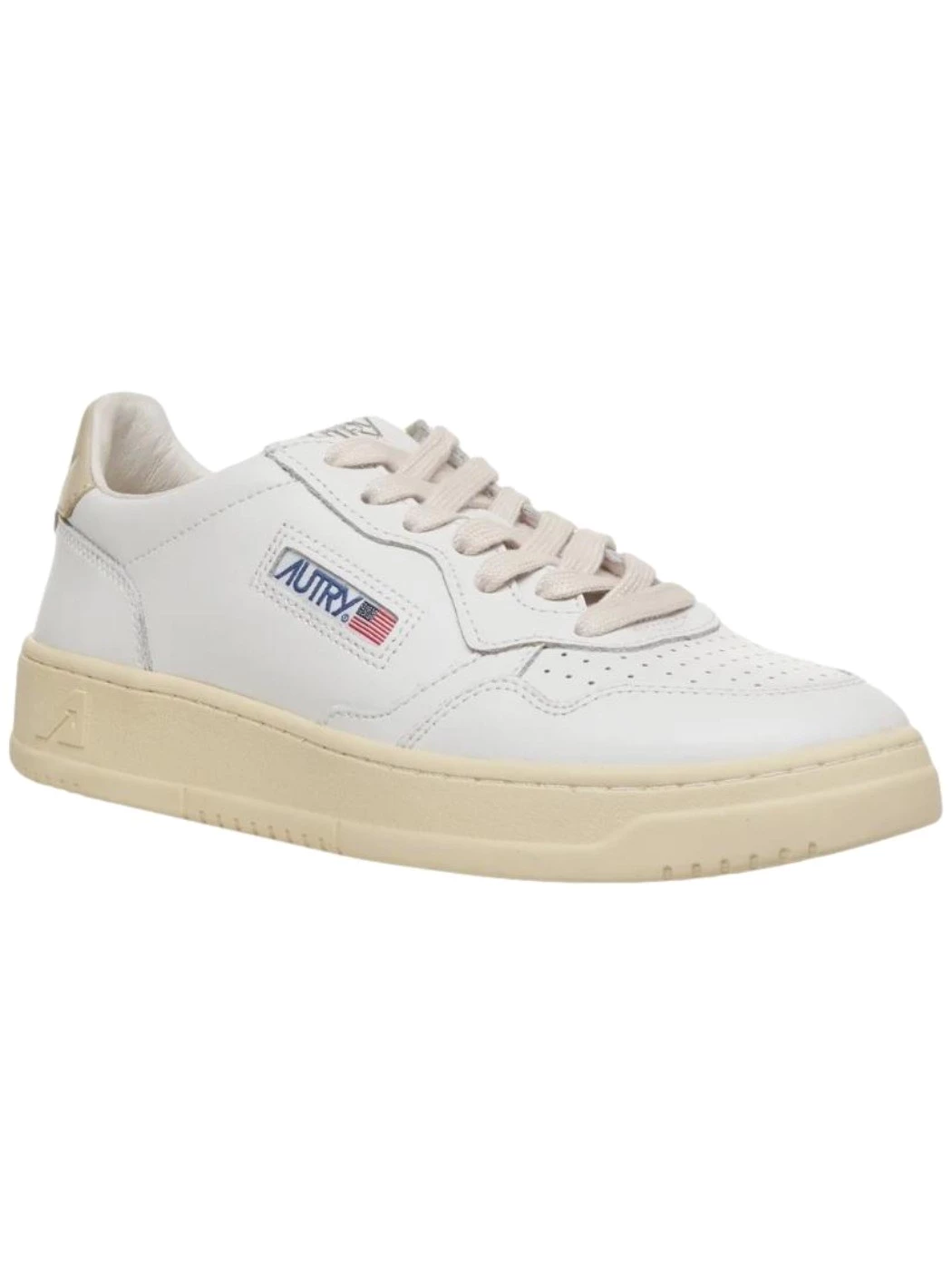 AUTRY Sneakers Medalist Low in pelle Bianca Woman