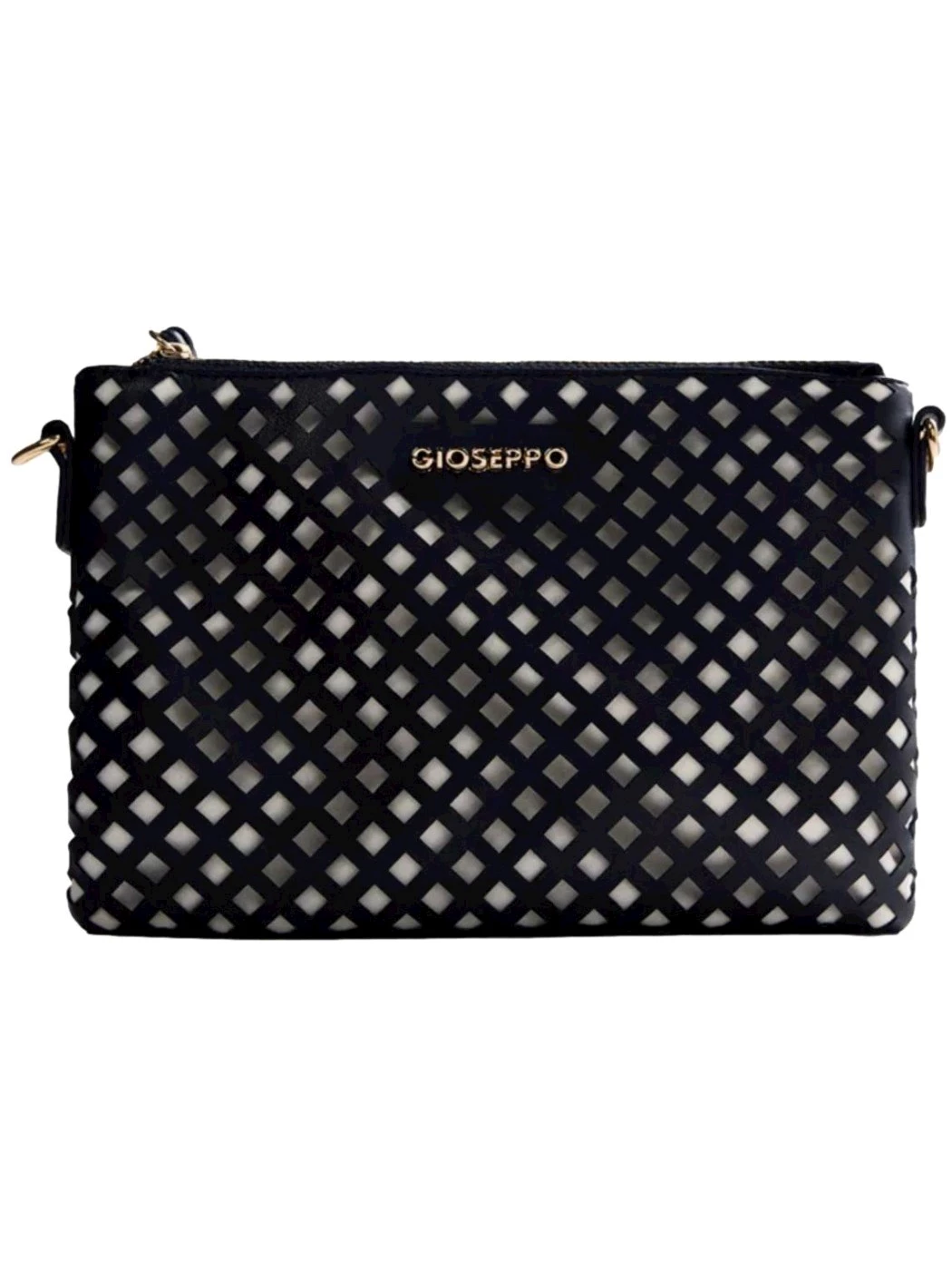 Gioseppo Borsa a tracolla traforata Barryton Black