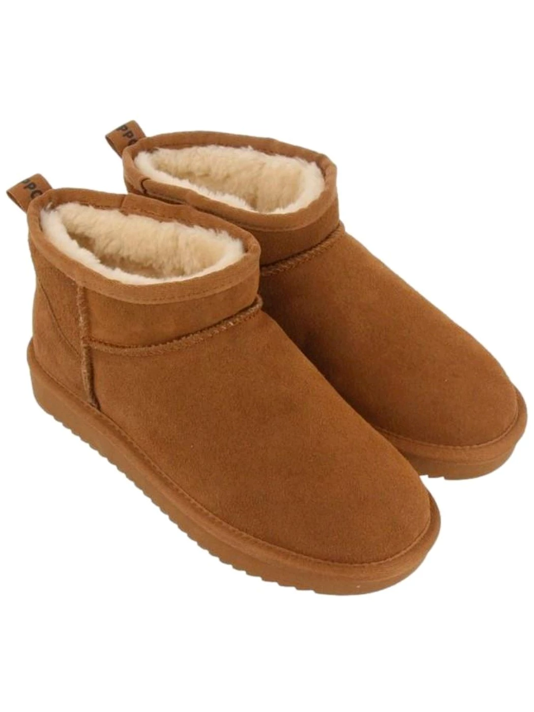 GIOSEPPO Stivali color cuoio a gamba bassa per donna Berek