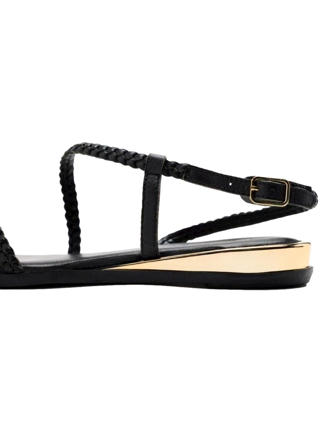 GIOSEPPO Sandali pelle intrecciata brentwood Donna Nero
