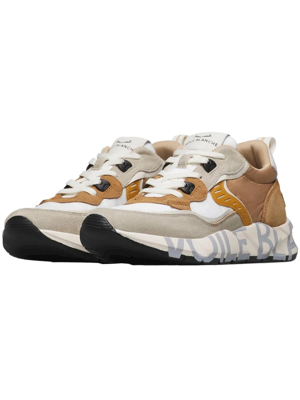 VOILE BLANCHE Sneakers Uomo Club01 Sand Cognac