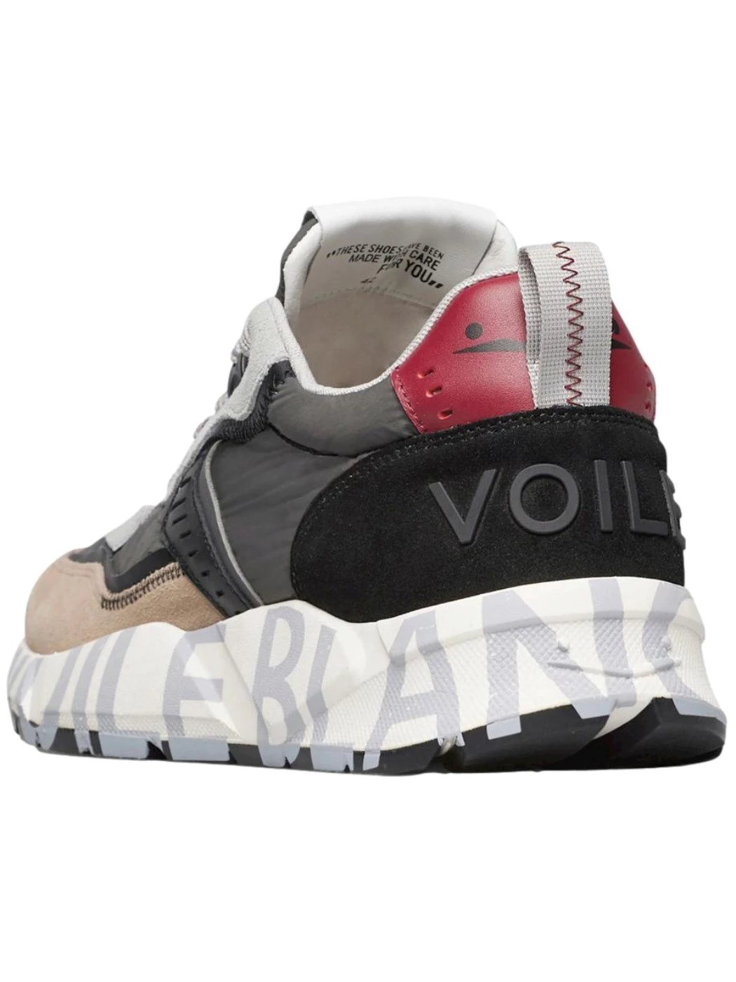 VOILE BLANCHE Sneakers Uomo in suede Antracite