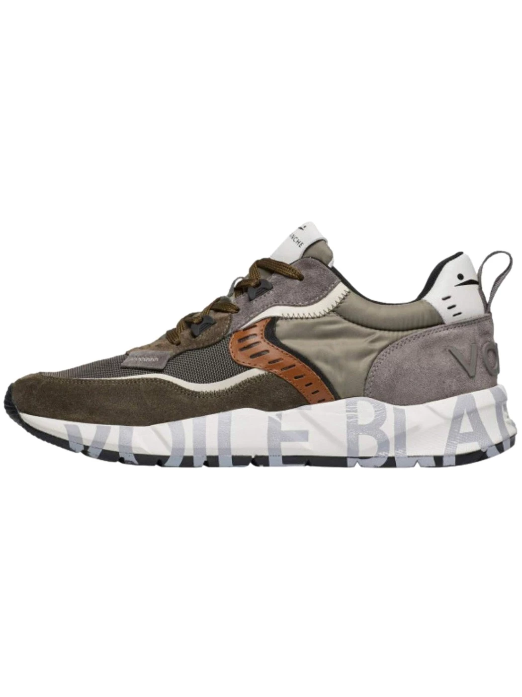 VOILE BLANCHE Sneakers in suede Uomo 1F84 ARMY