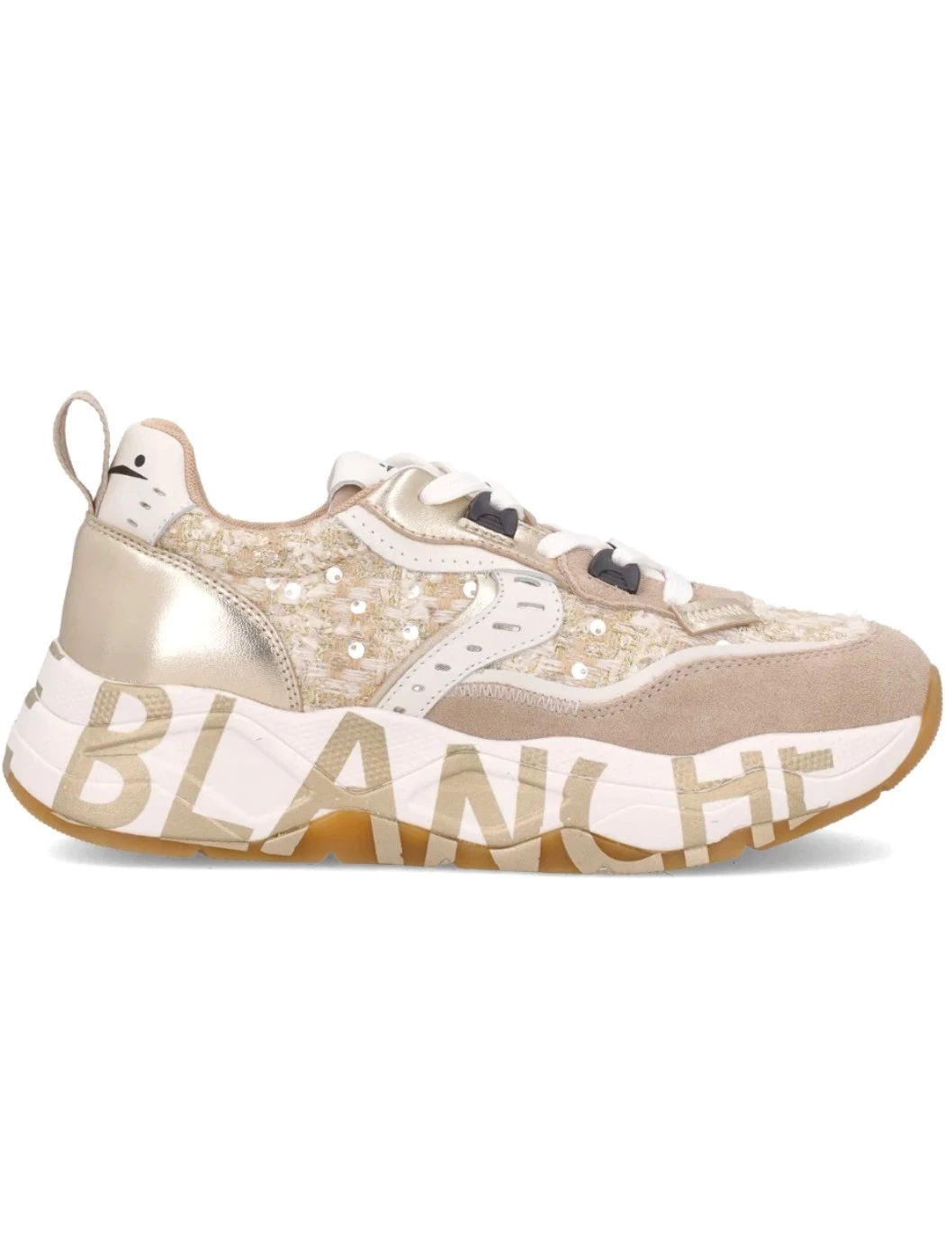 VOILE BLANCHE Sneakers Donna Club 105 Beige Platinum
