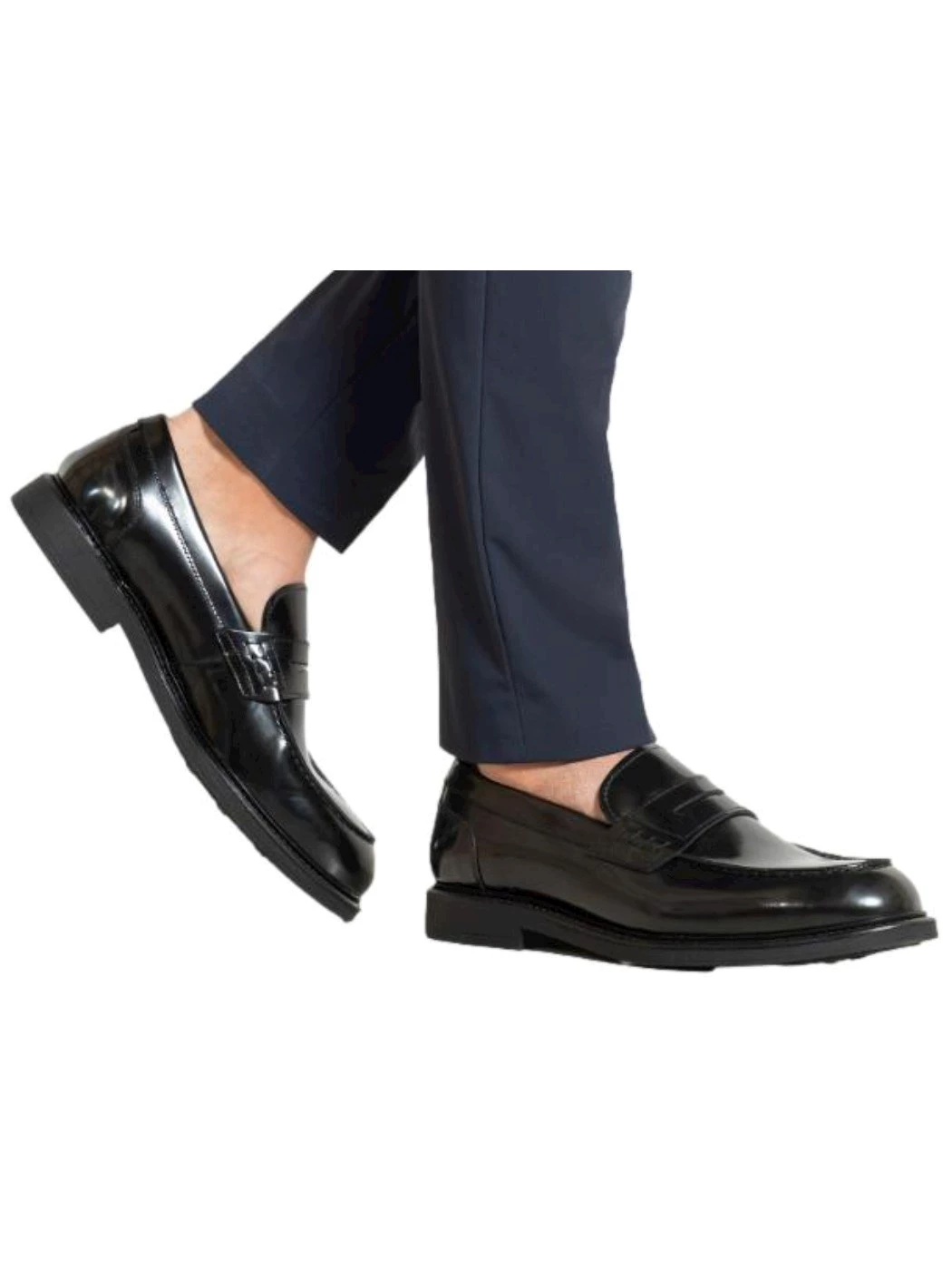 Nero Giardini Wembley Nero Mocassino Uomo E400150UE 100