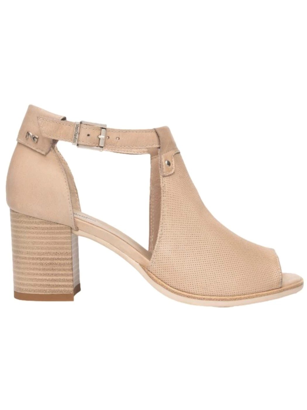 Nero Giardini Tronchetti Donna in Pelle Donna Champagne