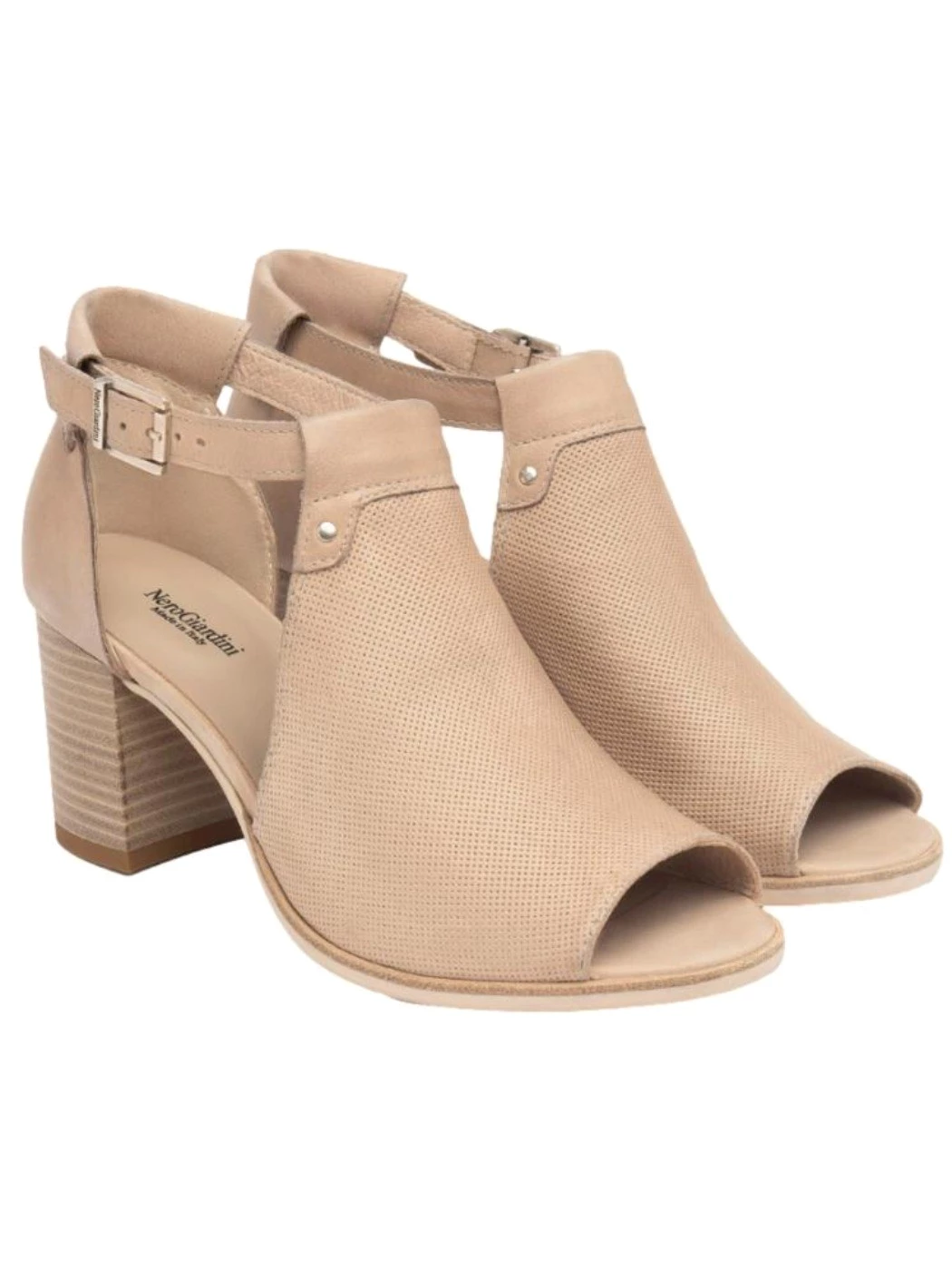 Nero Giardini Tronchetti Donna in Pelle Donna Champagne