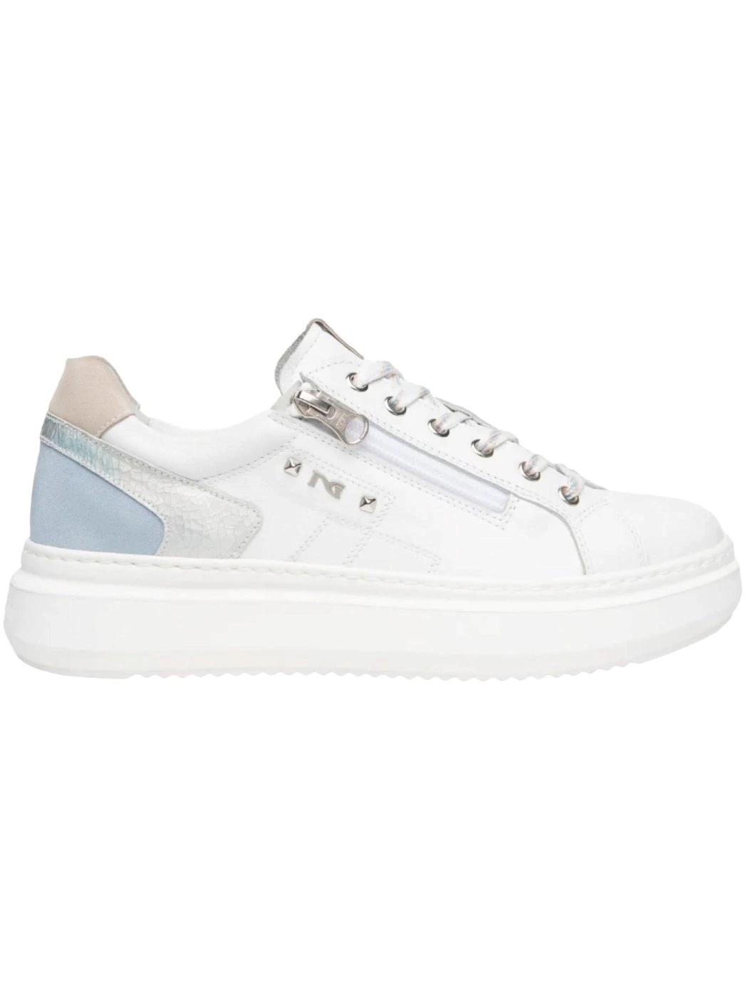 Nero Giardini Sneakers femminili in pelle e camoscio E615285D 70