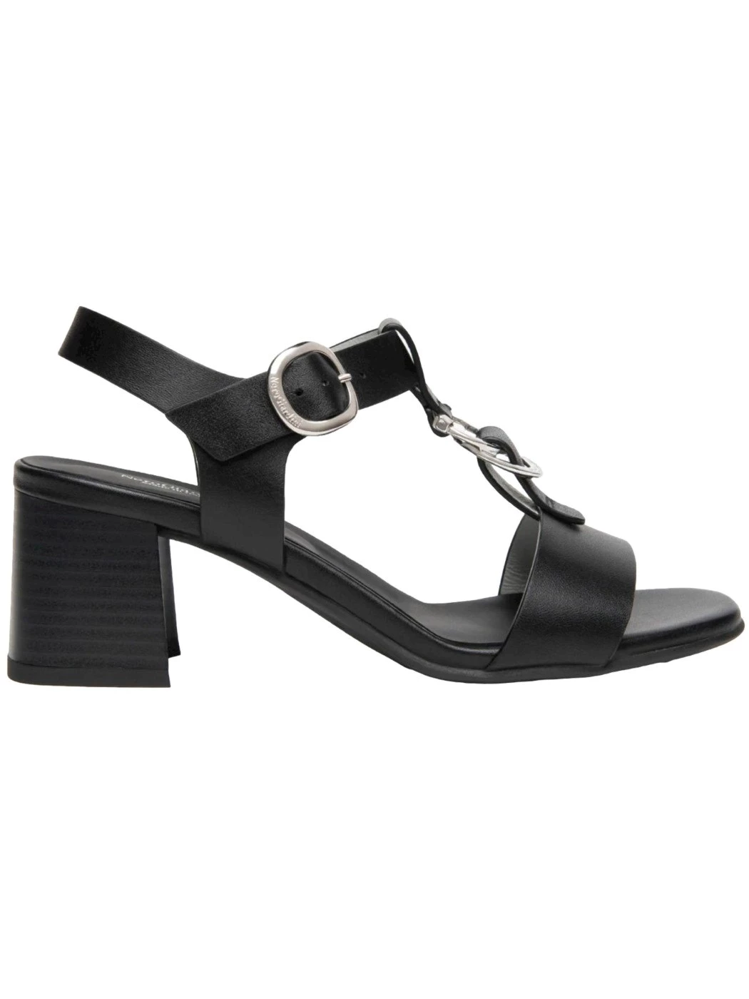 Nero Giardini Sandali in pelle femminile Nero E615870D 100