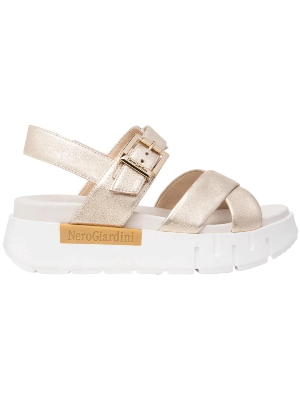 Nero Giardini Sandali in pelle femminile Etoile Sand