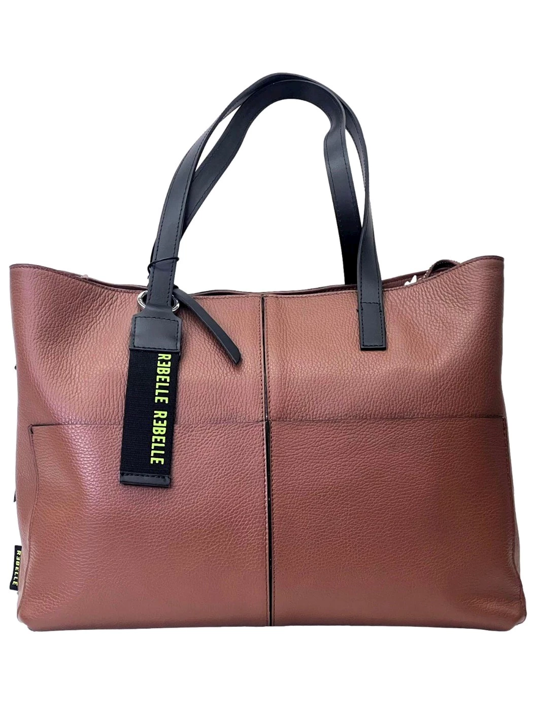 Rebelle Borsa shopping in pelle da donna Chocc
