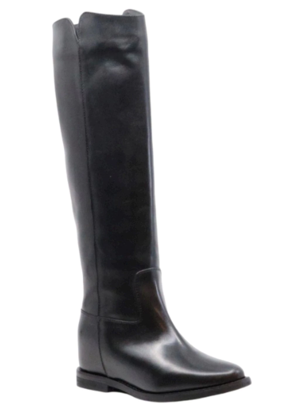 Julie Dee Crast nero stivale con zeppa