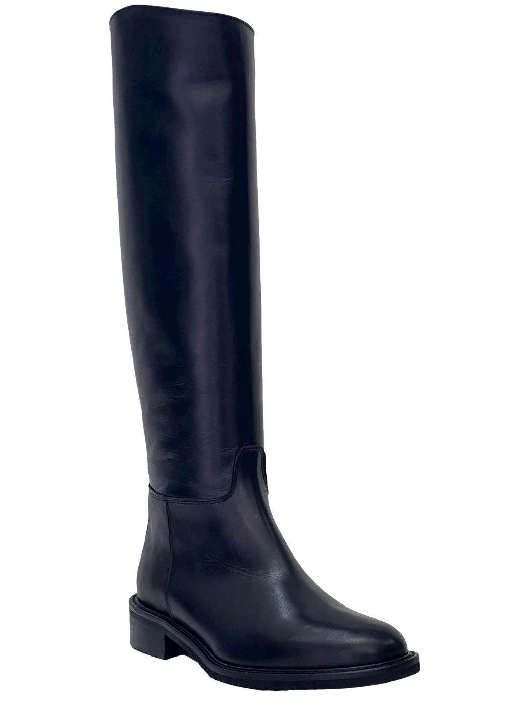 Julie Dee Crast Nero stivale donna in pelle