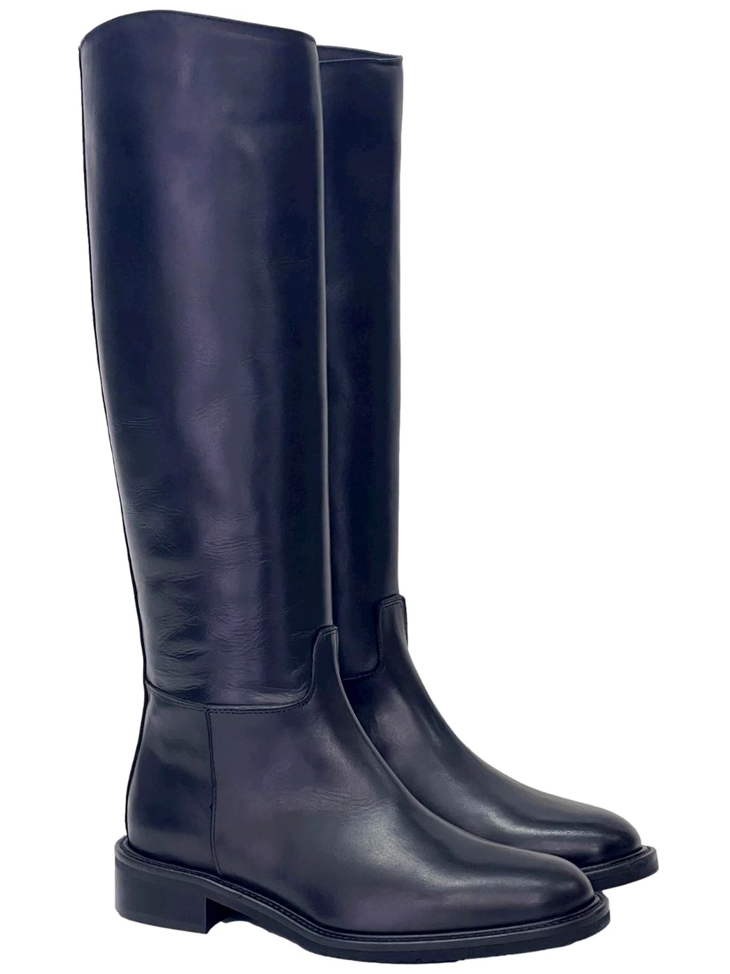 Julie Dee Crast Nero stivale donna in pelle