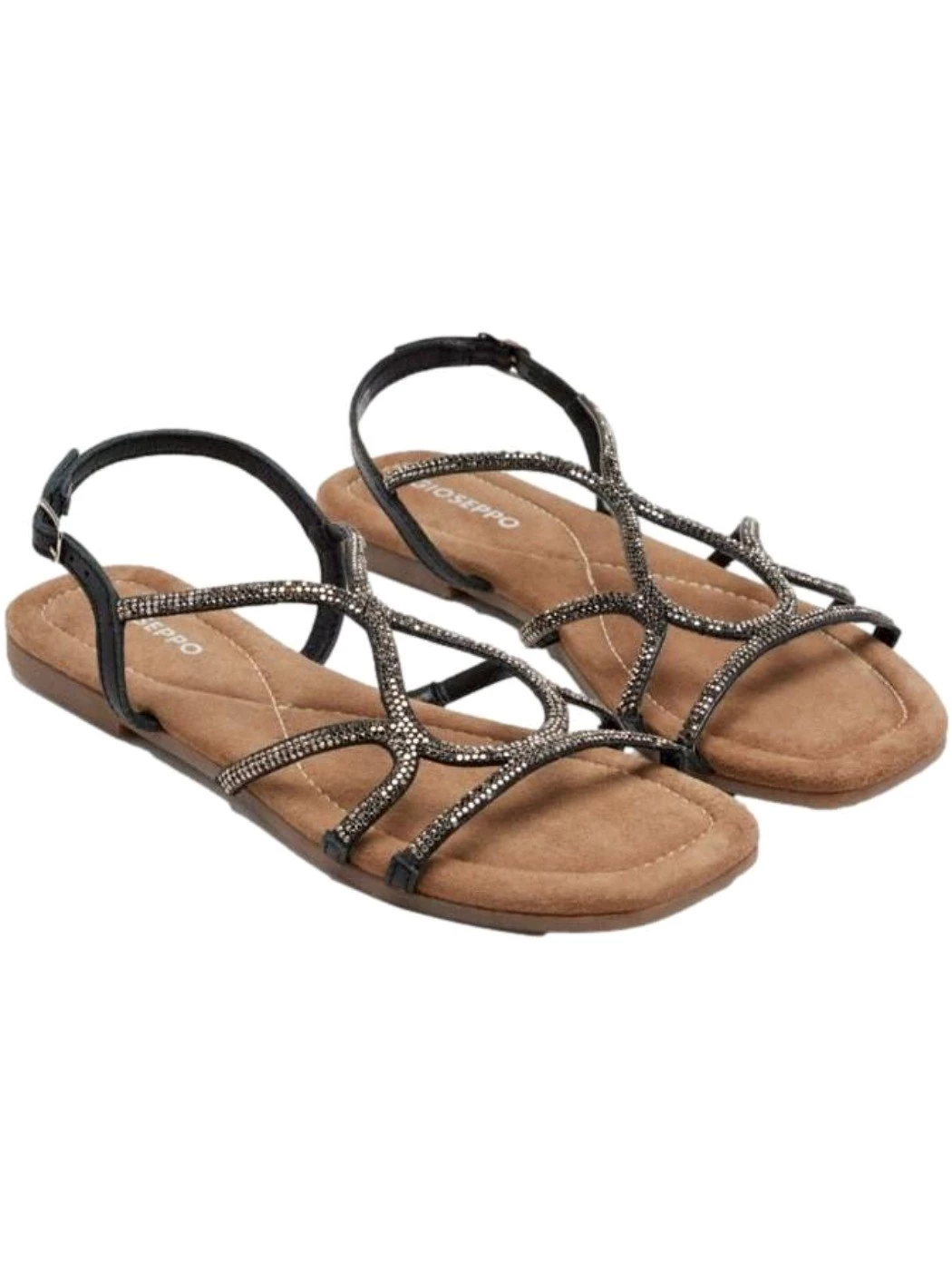 GIOSEPPO Sandali pelle con perline Gilmanton Donna