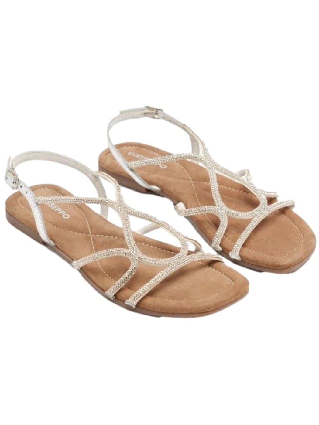 GIOSEPPO Sandali pelle con perline Gilmanton Donna