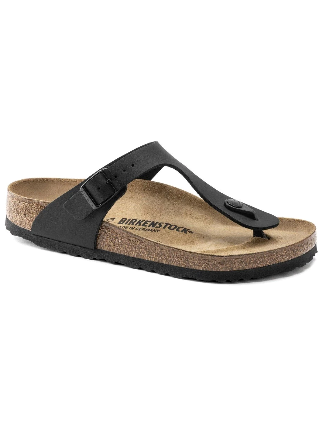 Birkenstock Gizeh Birko Flor Black Regular Fit Unisex