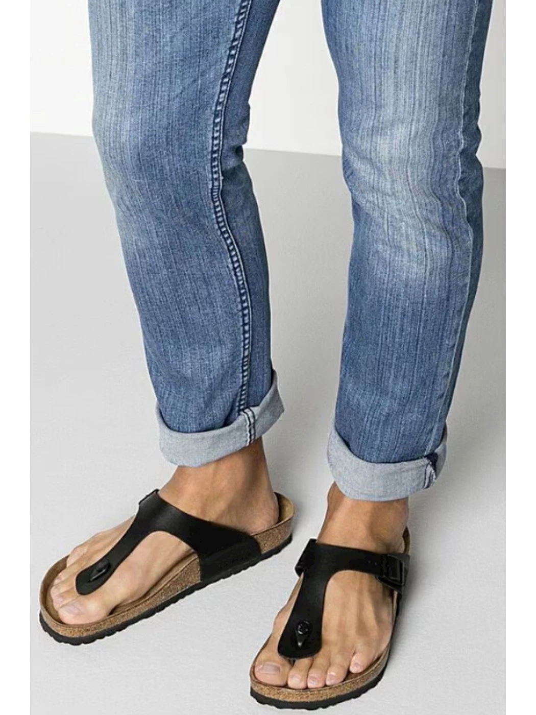 Birkenstock Gizeh Birko Flor Black Regular Fit Unisex