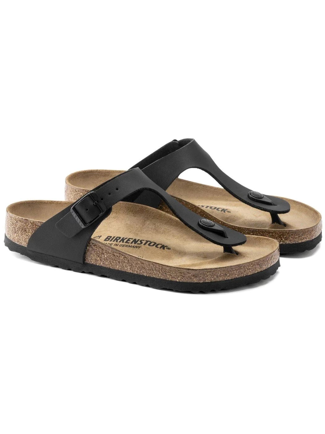 Birkenstock Gizeh Birko Flor Black Regular Fit Unisex