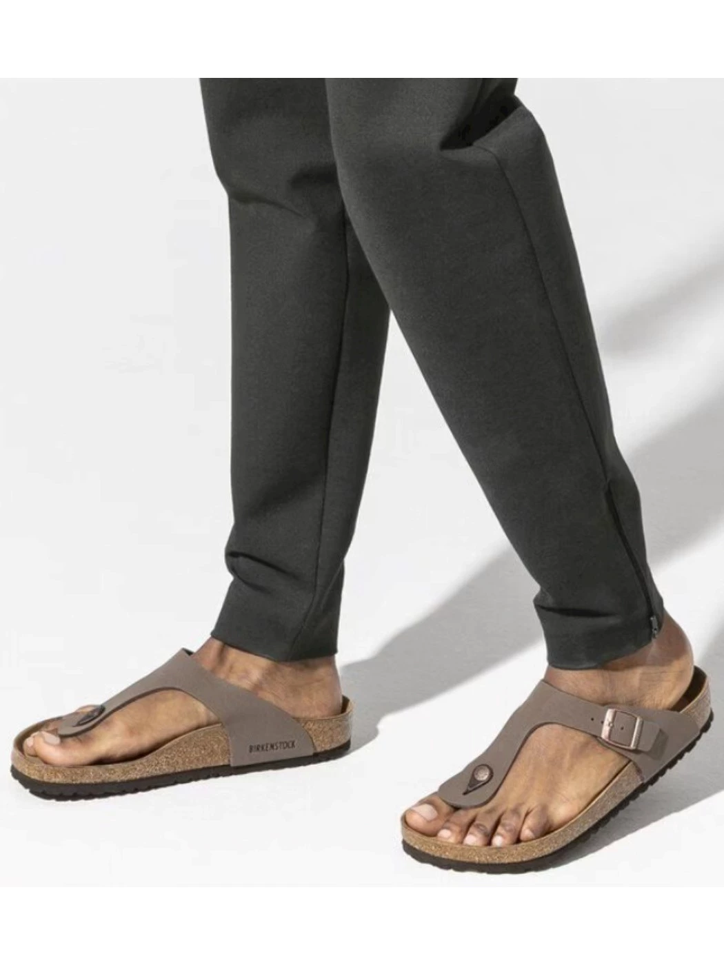 Birkenstock Gizeh Birko Flor Nubuck Mocha Unisex Regular Fit