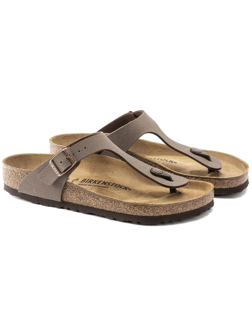 Birkenstock Gizeh Birko Flor Nubuck Mocha Unisex Regular Fit
