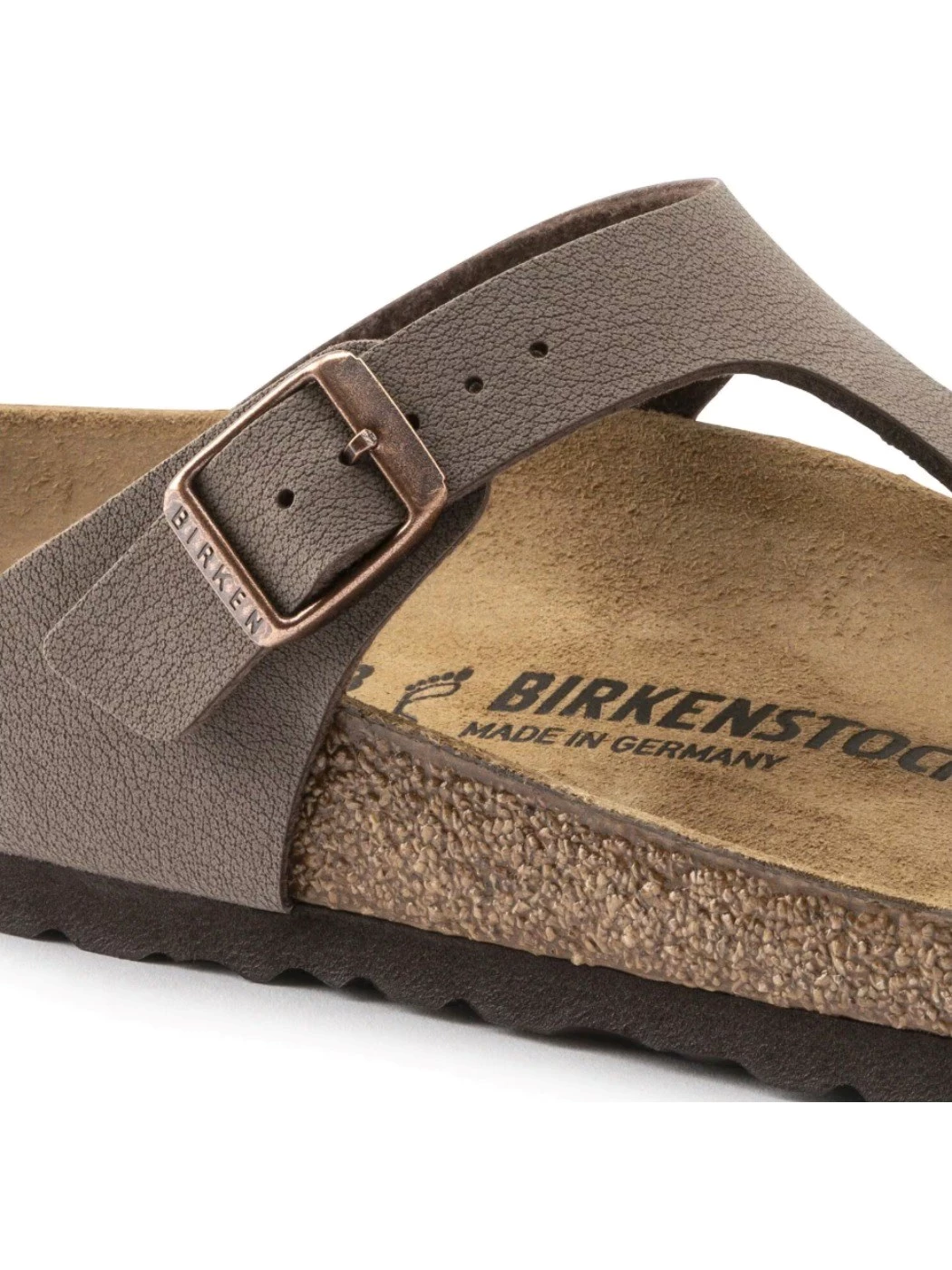 Birkenstock Gizeh Birko Flor Nubuck Mocha Unisex Regular Fit