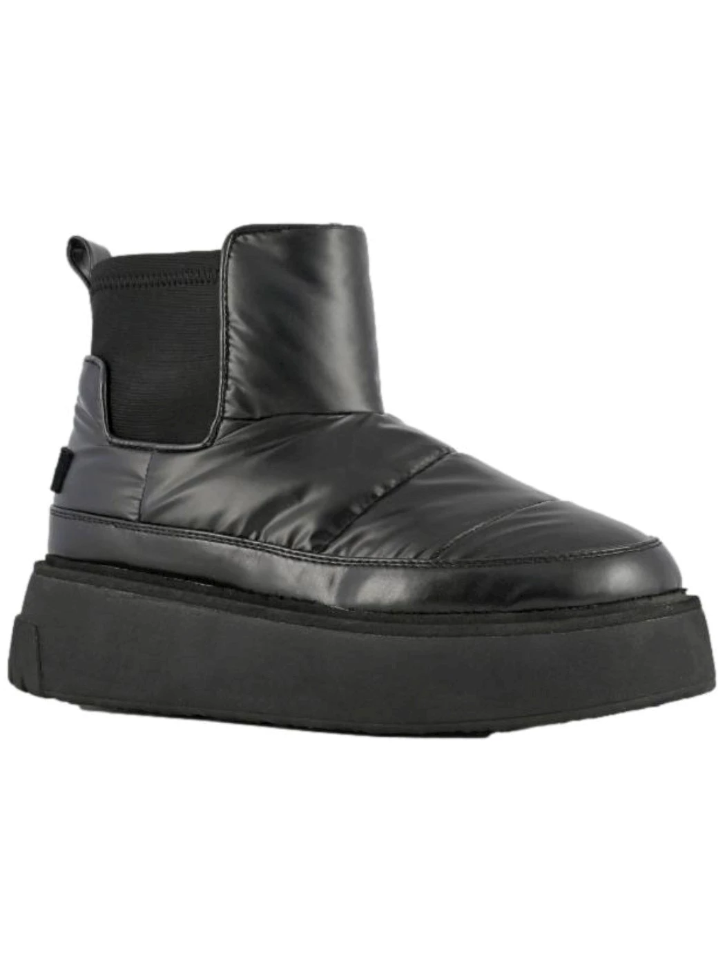 Colors Of California Stivale suola sneaker in nylon Nero