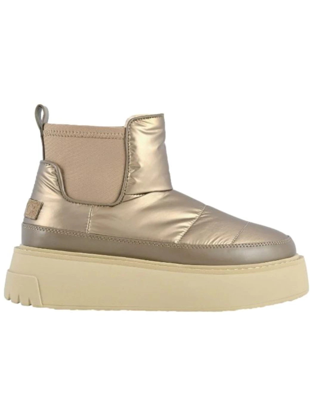 Colors Of California Stivale suola sneaker in nylon Tan